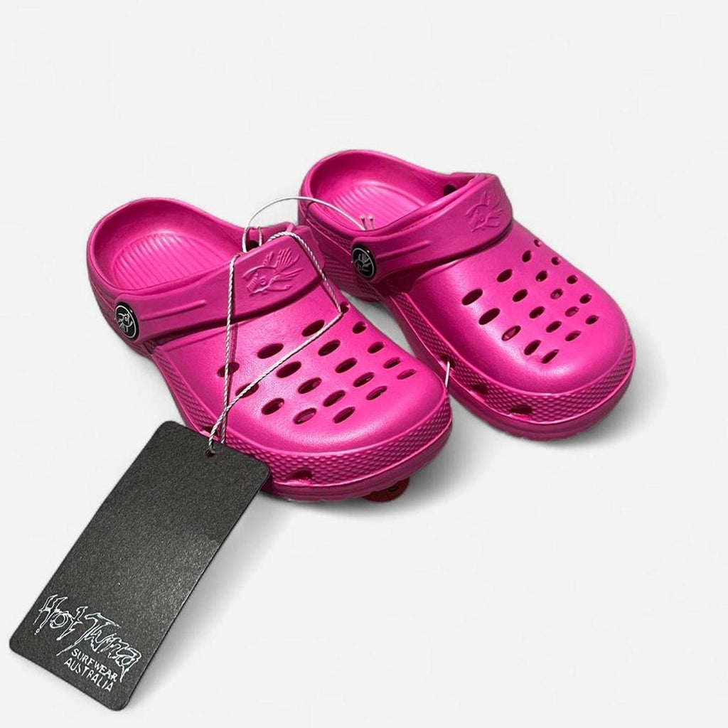 Hot Tuna Infants Cloggs Pink Size UK C10 EU 28 *REF:FF1