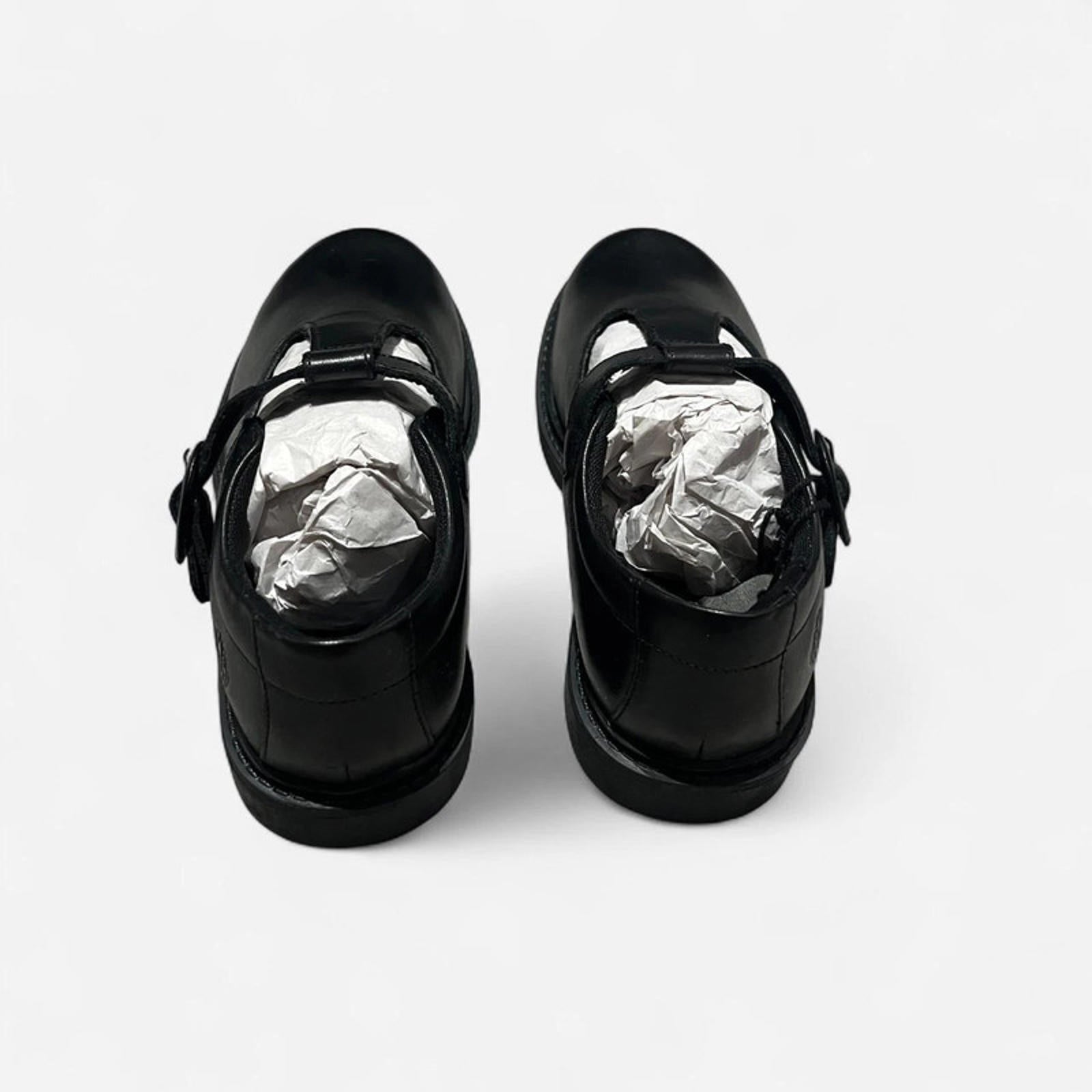 Pretty Green Leah Shoes Black Junior Size UK 4 EU 36.5 *SB20