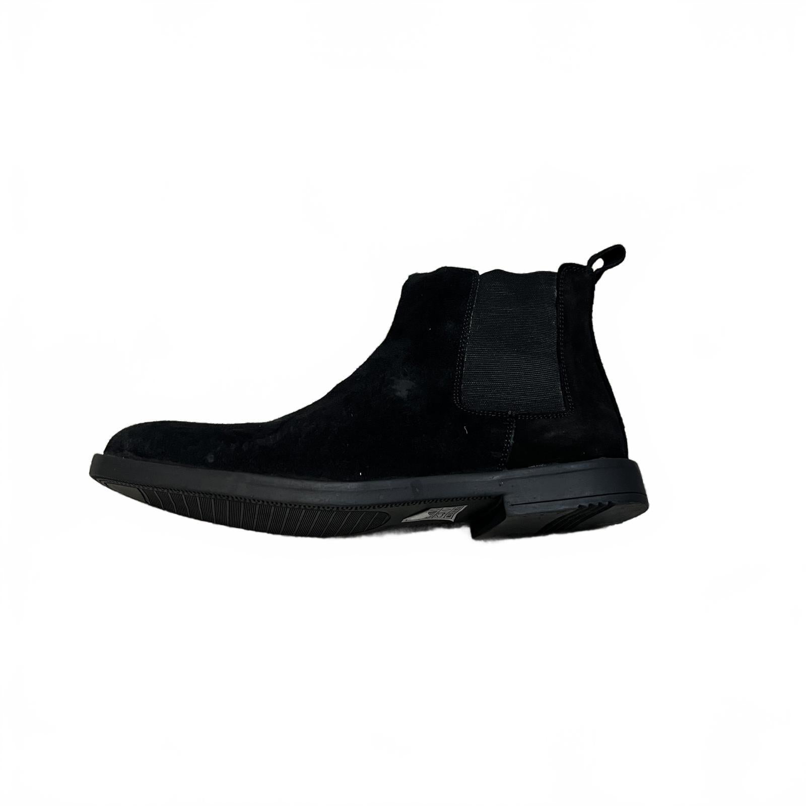 Moda in Pelle Solaro Chelsea Boot Suede Mens Black Size UK 6 EU 40 *SB10