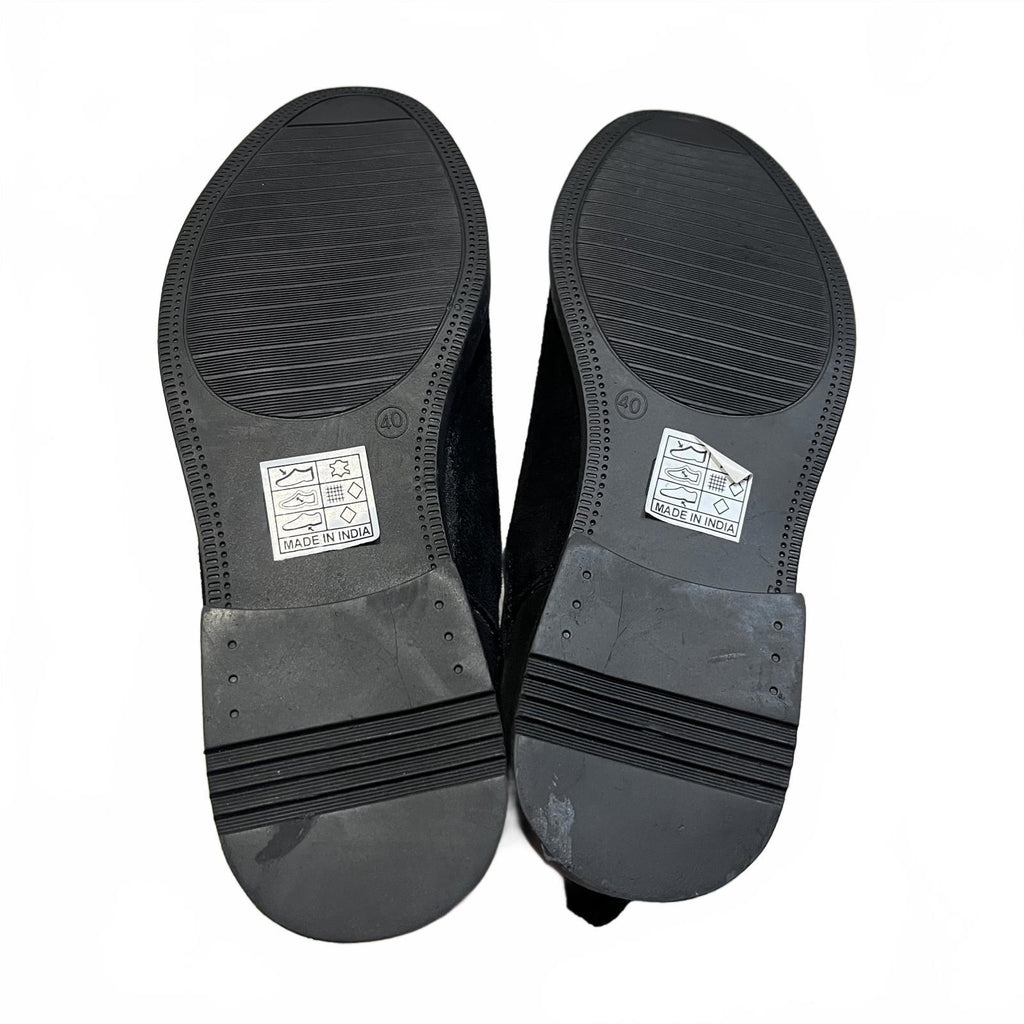 Moda in Pelle Solaro Chelsea Boot Suede Mens Black Size UK 6 EU 40 *SB10