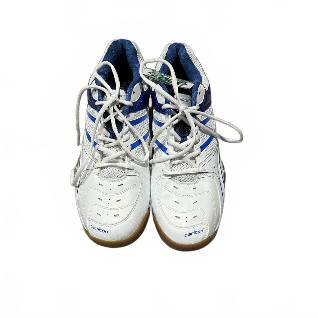 Carlton Airblade White/Blue Trainers Size UK 10.5 EU 44.5 *SB3