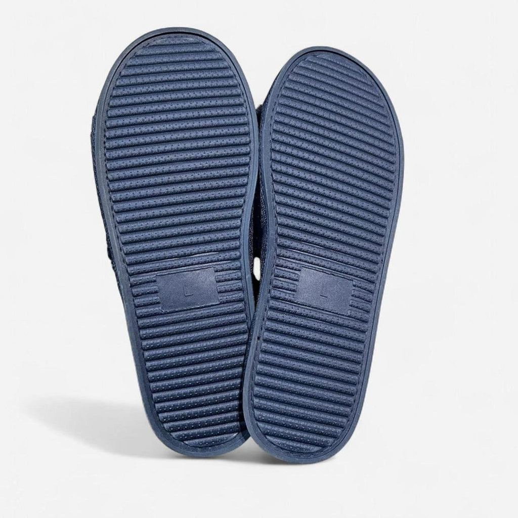 Biba Fluffy Slider Slippers Women’s Navy Chain Size UK L 7-8 REF:SB5