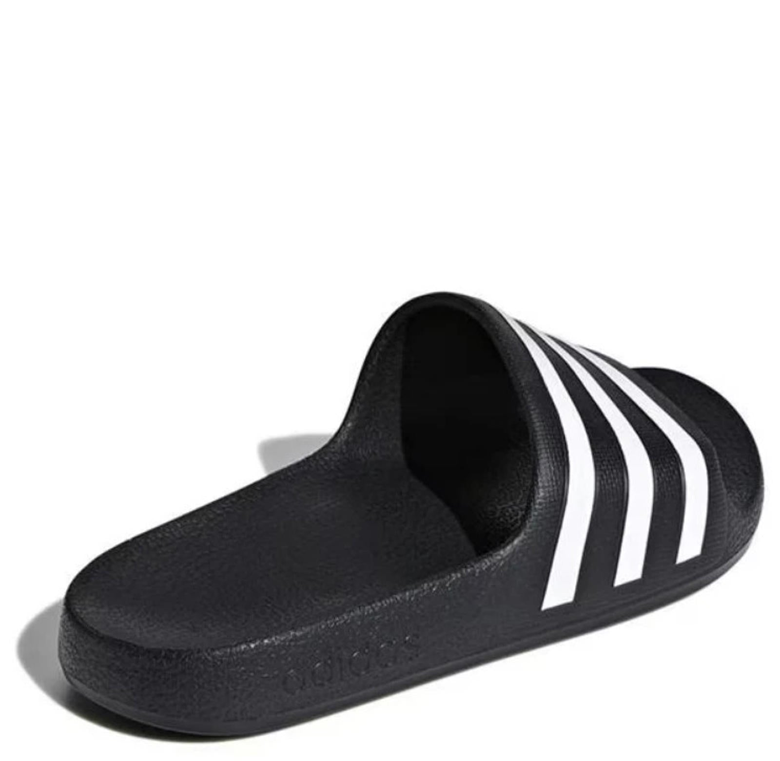 adidas Adilette Aqua Slides Junior Black Size UK 3 EU 35 REF:SB1
