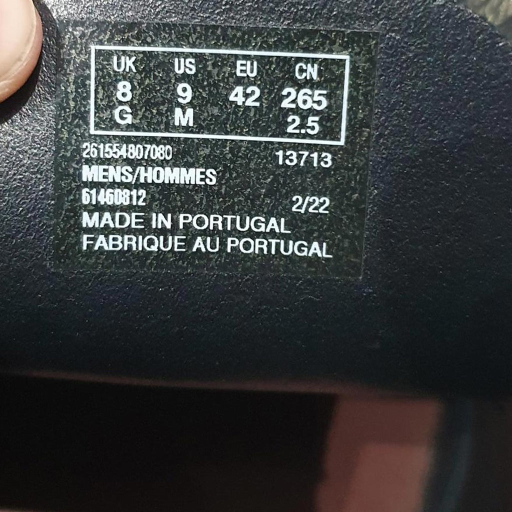 Clarks Originals Desert Boots Mens Suede Black Leather Size UK 8 EU 42 *SB2