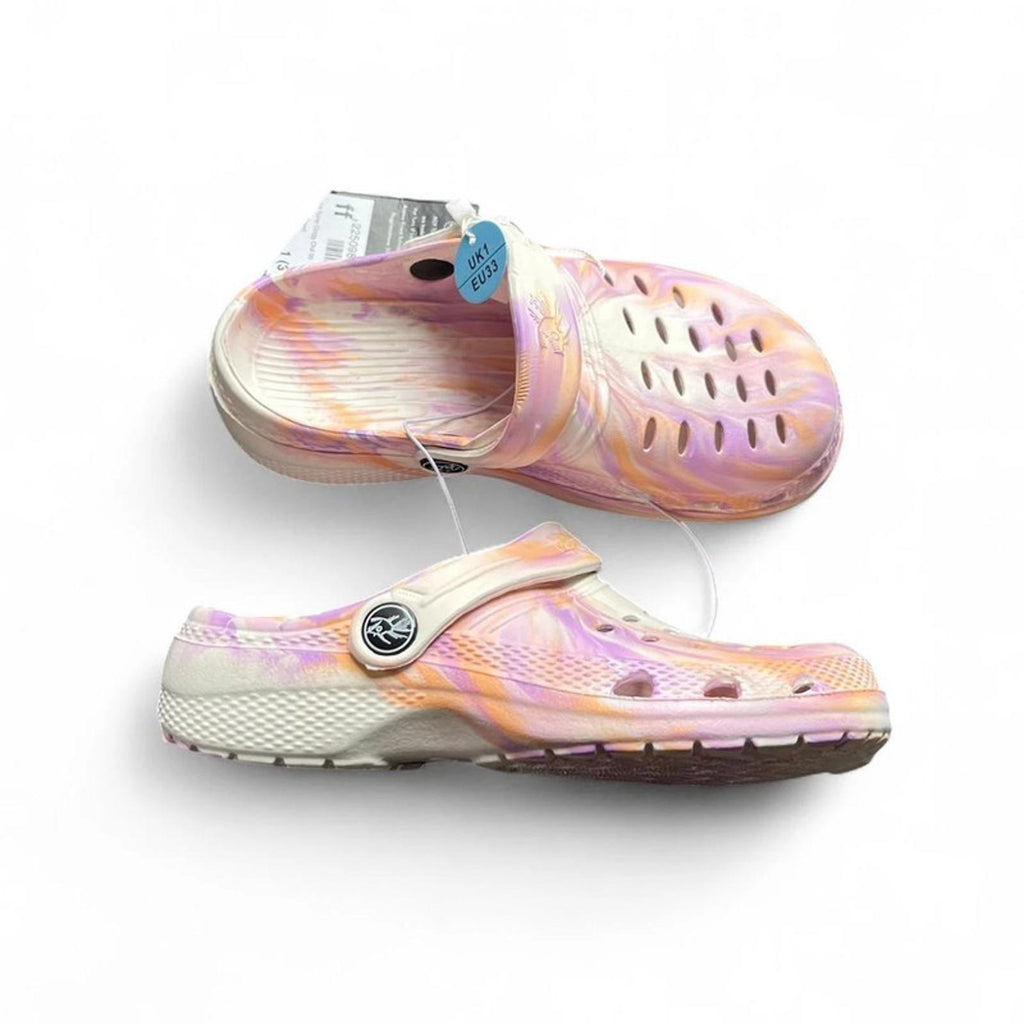 Hot Tuna Sandals Clogs Junior Pink Size UK 1 EU 33 *SB11