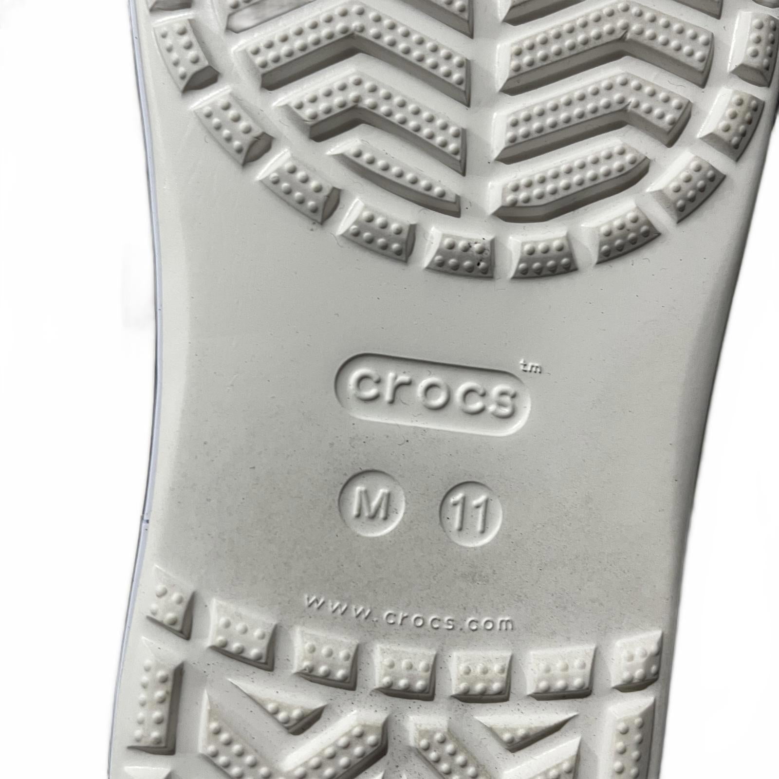 Crocs Bayaband Flip Flop Mens White Size UK 10 EU 45 *FF1