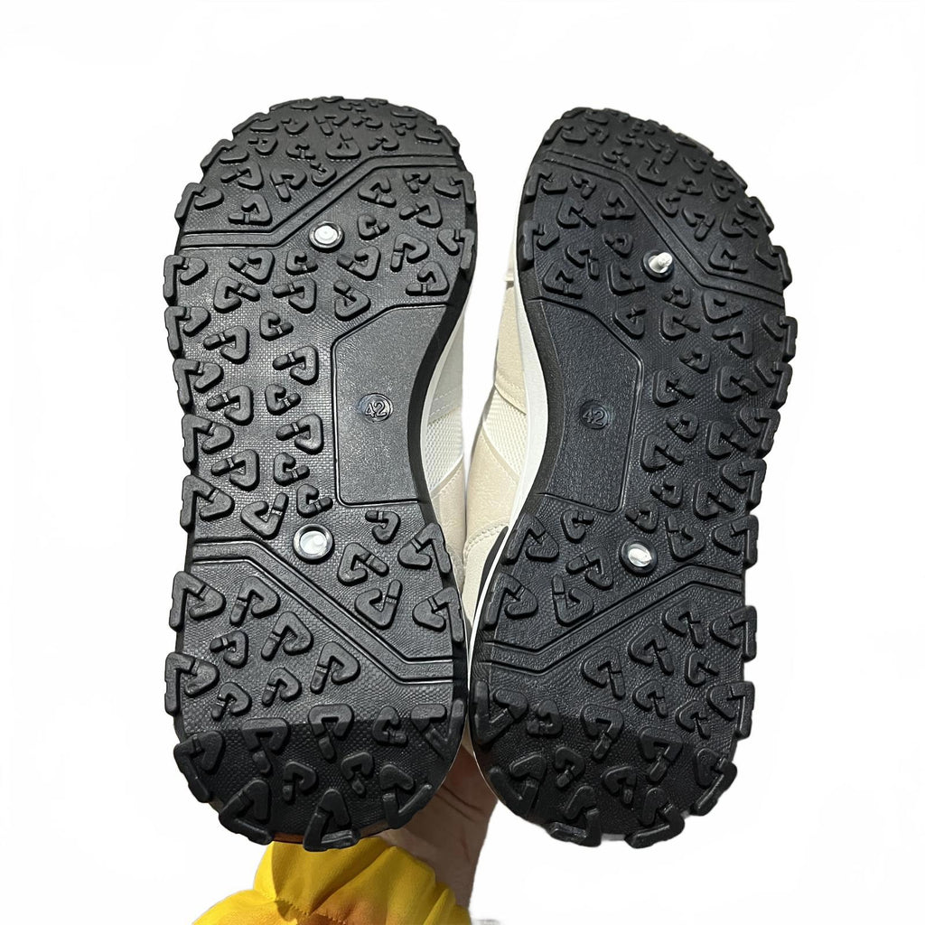 Lambretta Echo Court Trainers Mens Beige Size UK 8 EU 42 *SB4