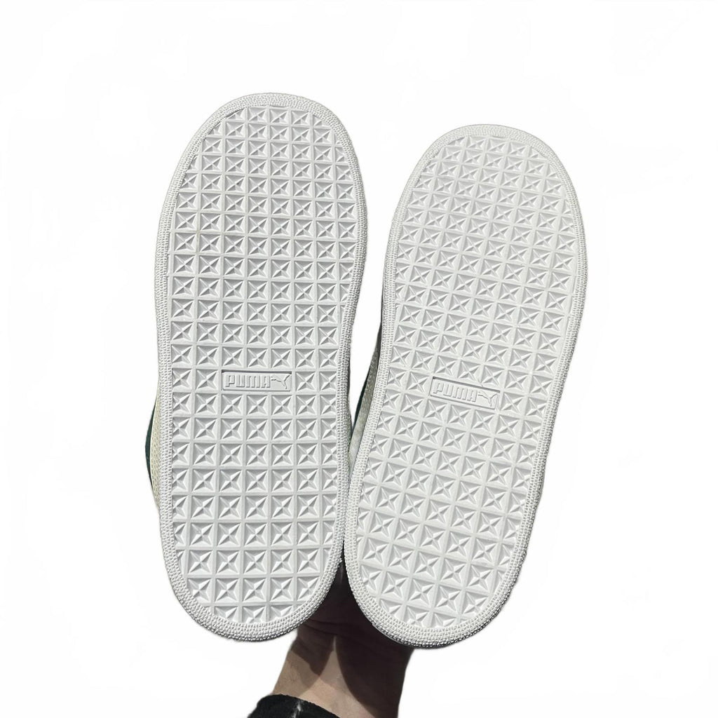 Puma Suede XL Womens Trainers Green White Skate Size UK 7 EU 40.5 *SB8