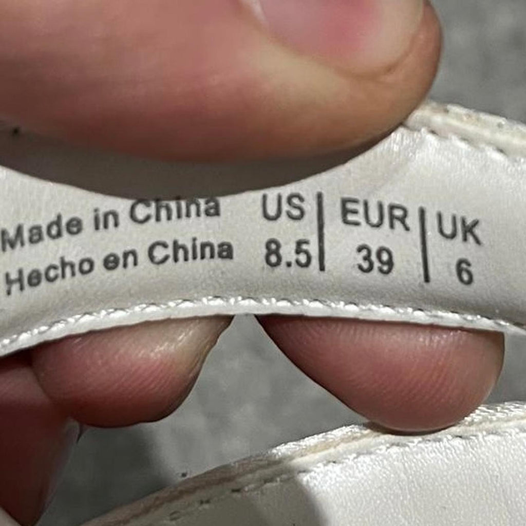 Aldo Lilu Sandals Womens White Cream Size UK 6 EU 39 *FF1