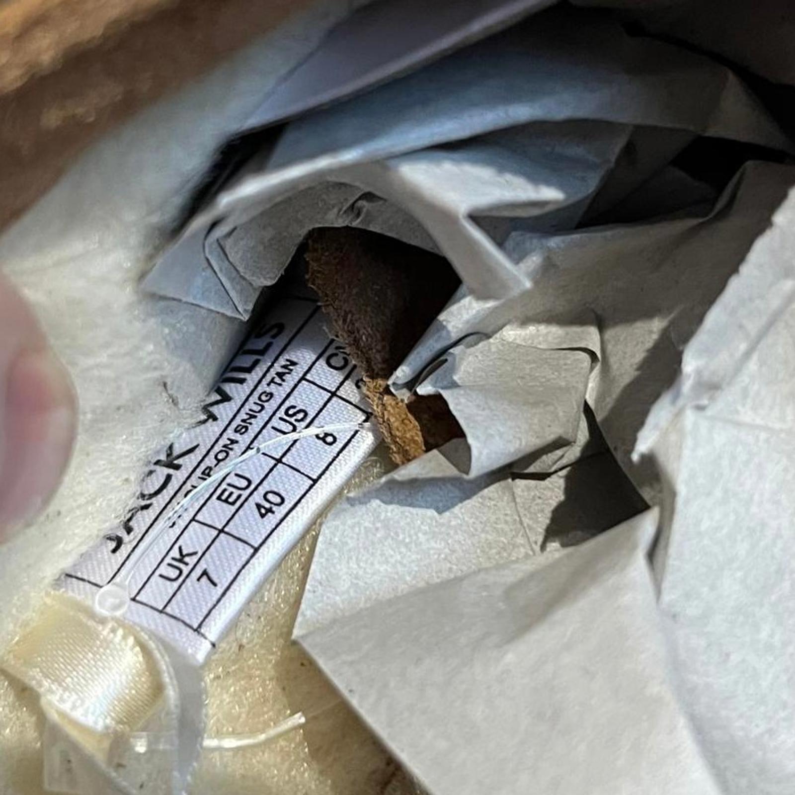 Jack Wills Slip-On Snug Womens Slippers Tan Customised Size UK 7 EU 40 *SB10