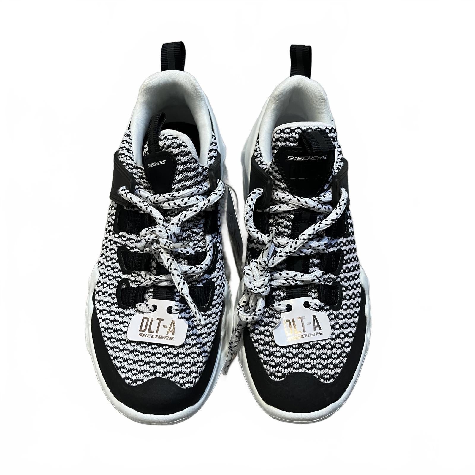 Skechers DLT-A Trainers Womens White/Black Size UK 2 EU 35 *SB11