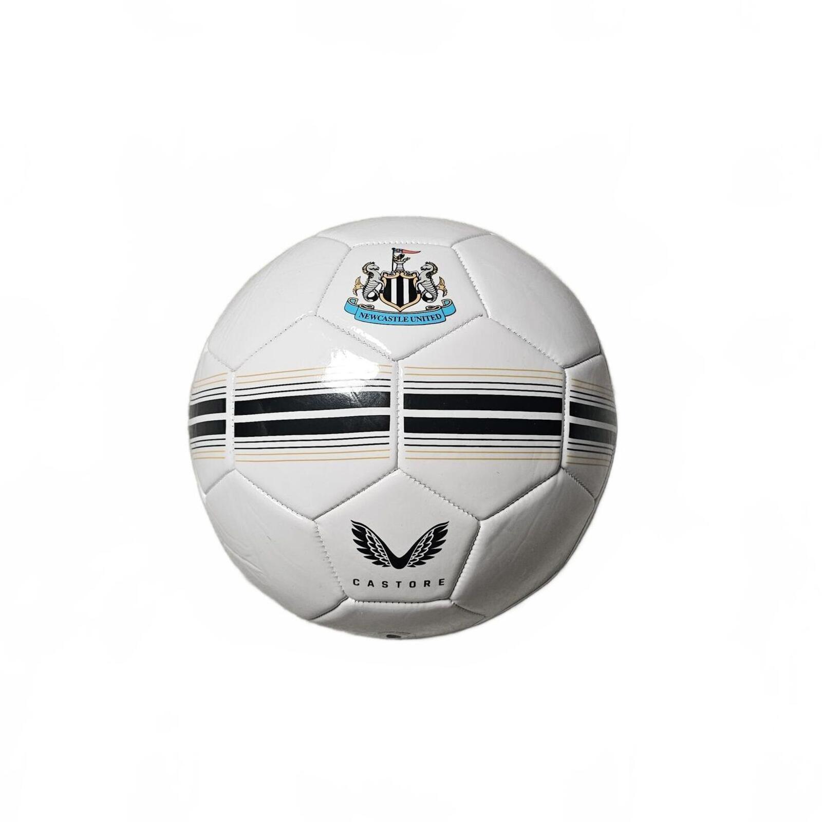 Castore NUFC Newcastle United Size 5 Football White/Black Premier League