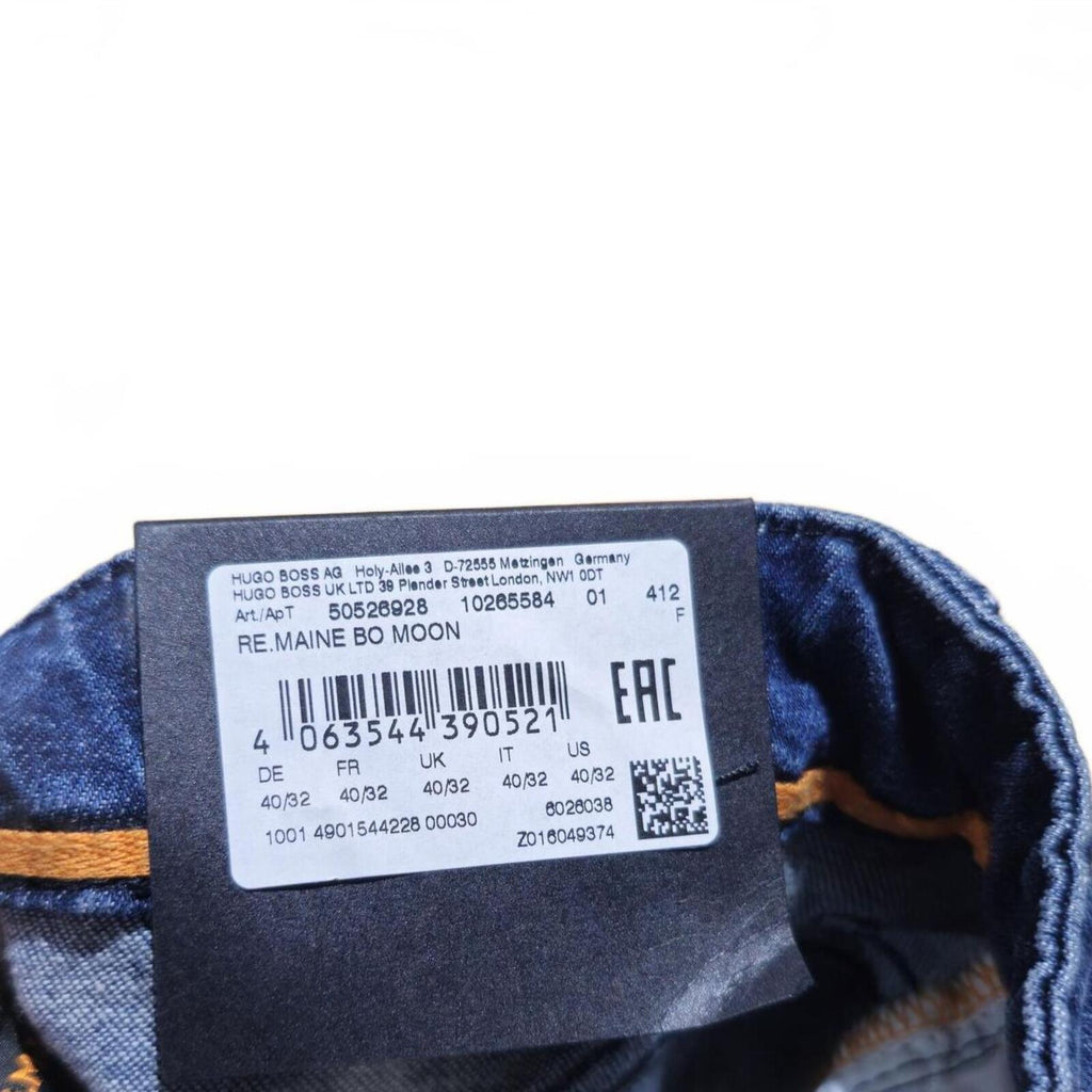 Hugo Boss Maine BO Moon Jeans Dark Blue W40 L32 Stretch BNWT *3.11