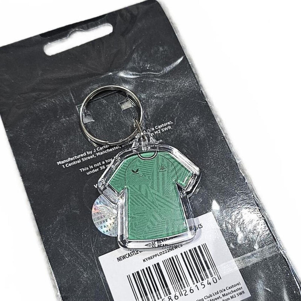 Newcastle United FC Reversible Kit Keyring – NUFC Home & Green Away Shirt