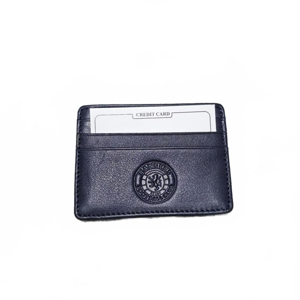 Rangers FC Card Holder Wallet Leather Credit Card Holder Navy New