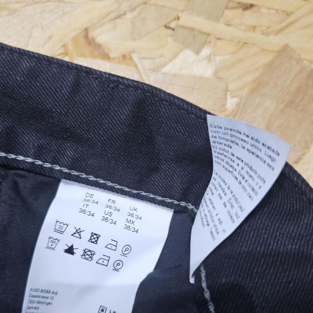 Hugo Boss Delaware BC-C Slim Fit Stretch Jeans Black W36 L34 BNWT *4.5