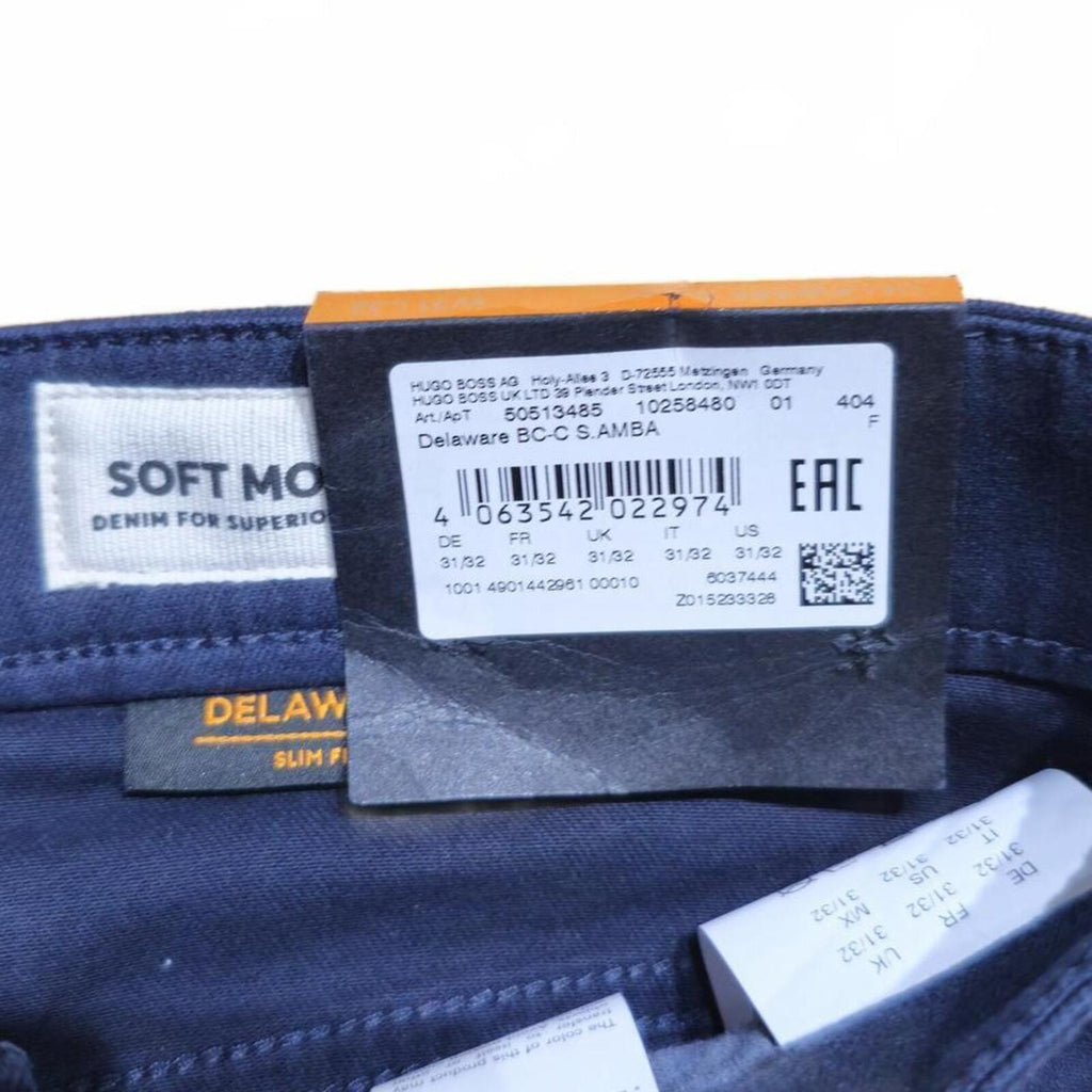 Hugo Boss Delaware Soft Motion Jeans Dark Blue W31 L32 BNWT *3.4