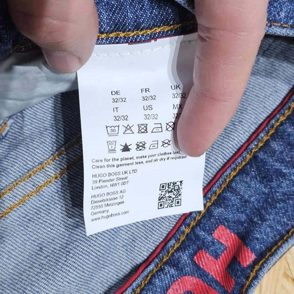 Hugo Boss 340 Loose Tapered Cropped Jeans Blue W32 L32 BNWT *4.2
