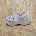 Crocs Women's Bedazzled Clogs Platform Sandals Quartz Size UK 6 *SB6