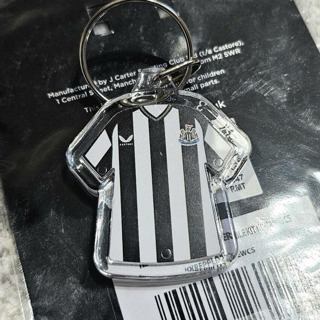 Newcastle United FC Reversible Kit Keyring – NUFC Home & Green Away Shirt