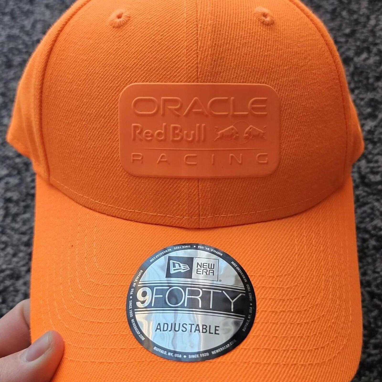 New Era Red Bull Racing F1 Neon 9FORTY Cap Fire Orange Adjustable  New With Tags