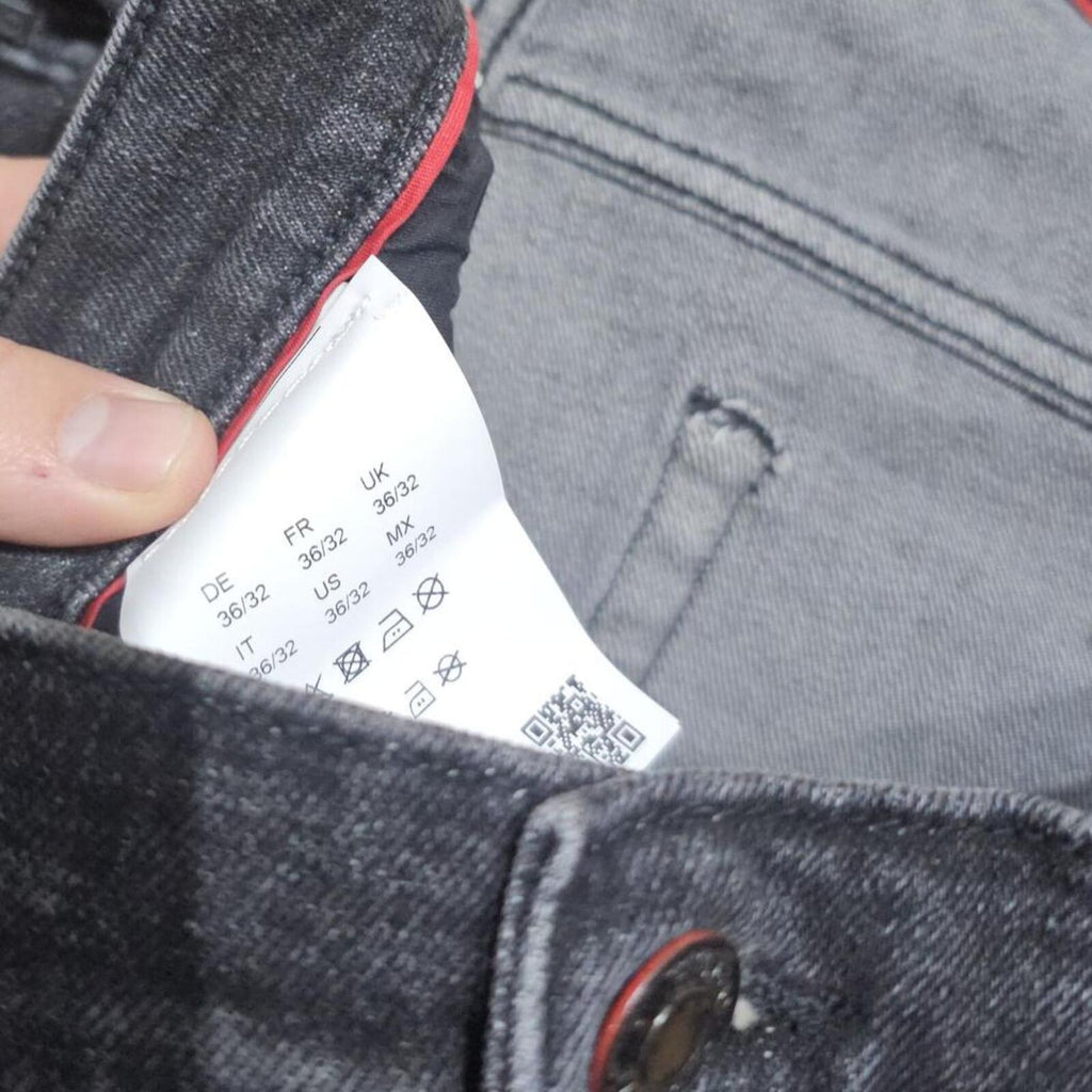 Hugo Boss 340 Loose Tapered Cropped Jeans Charcoal W36 L32 BNWT *4.3