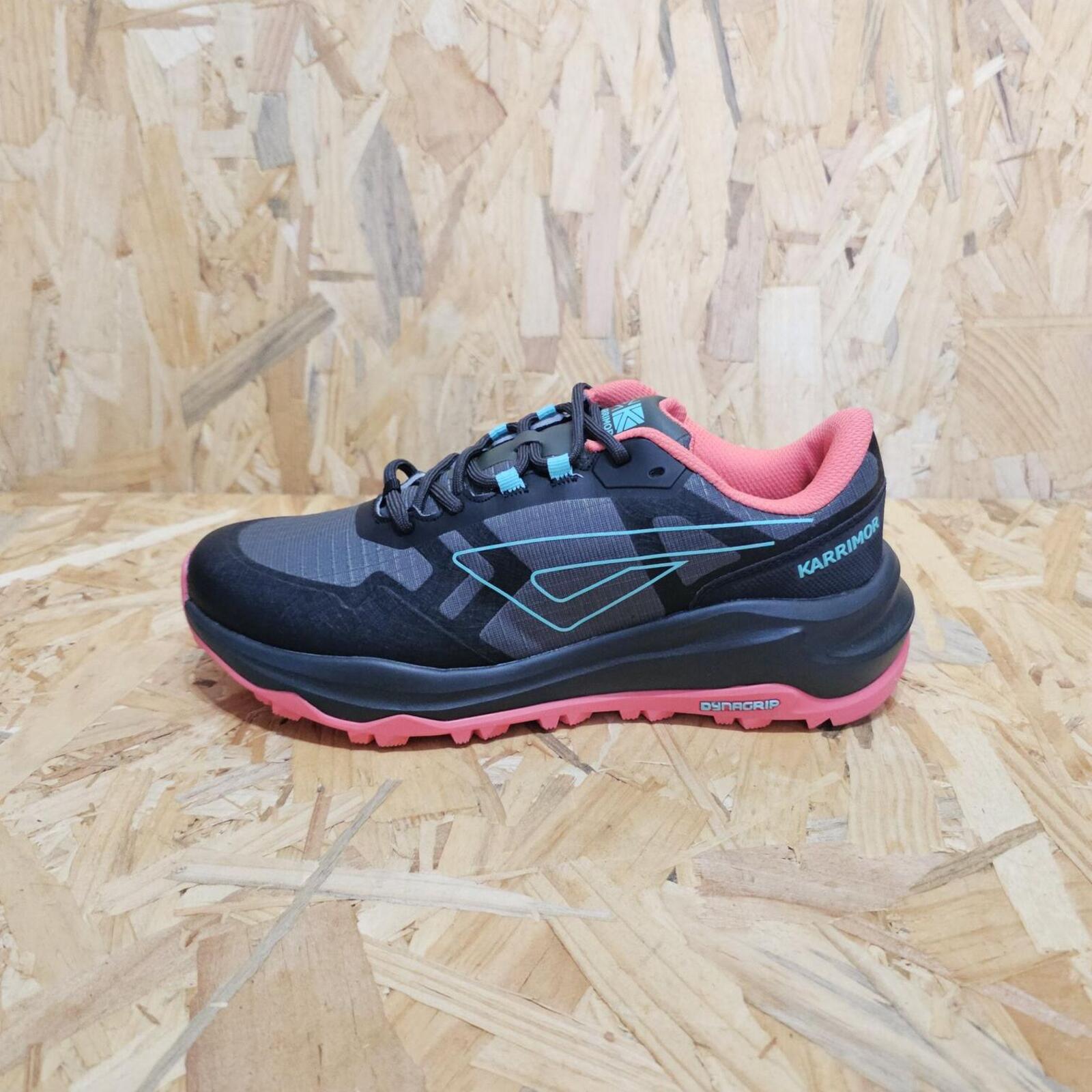 Karrimor Tempo Trail Trainers Ladies Black Pink Size UK 7 EU 40 *SB7