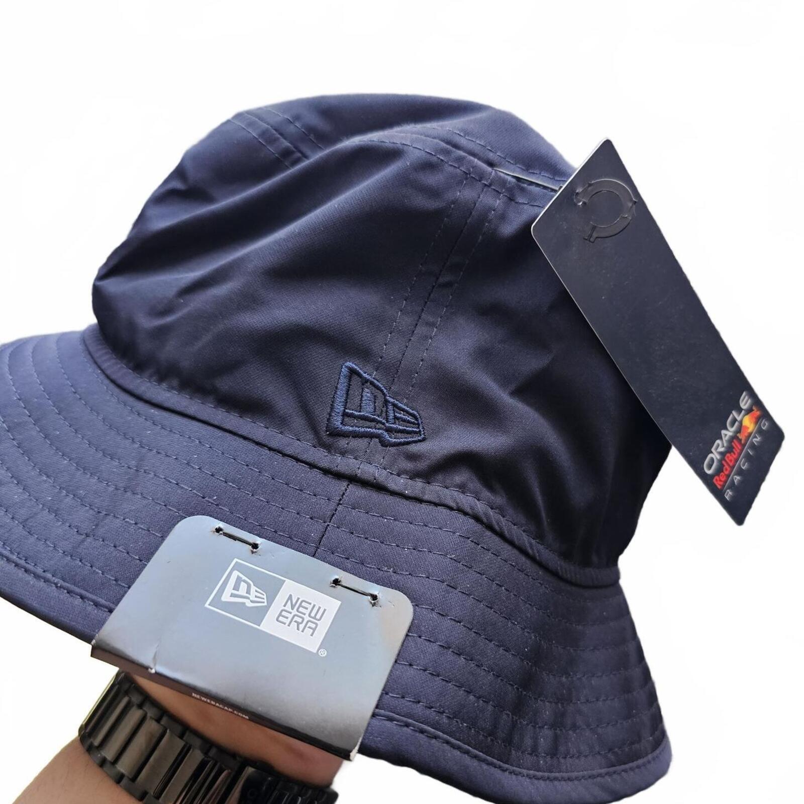 New Era Red Bull Racing F1 Team Tonal Bucket Hat - Navy - Large - New With Tags