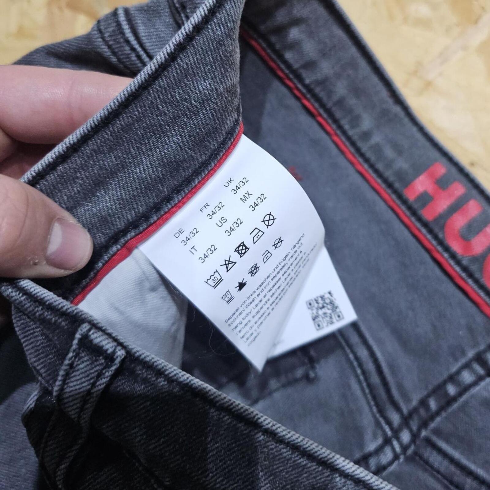 HUGO 634 Regular Tapered Fit Jeans Grey W34 L32 BNWT *4.10