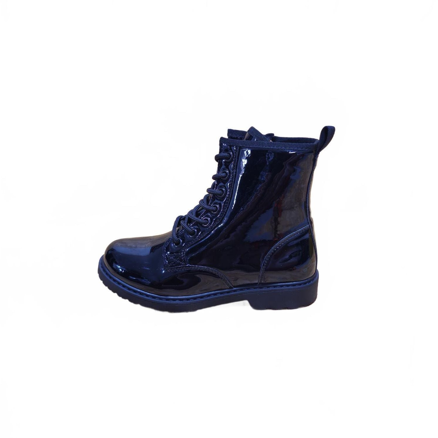 Miso Brandi Boots Childrens Black Biker Size UK 2 EU 34 *SB1